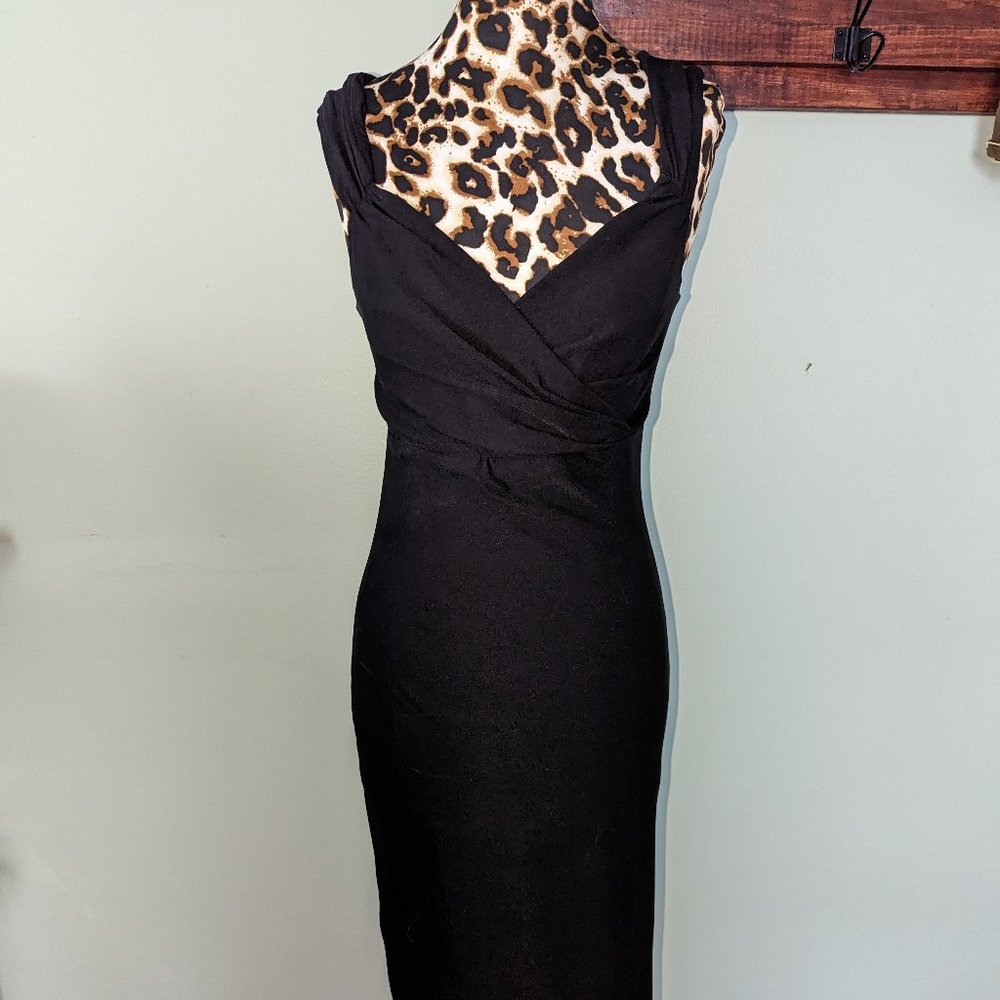 Rock Steady Black Diva Wiggle Dress